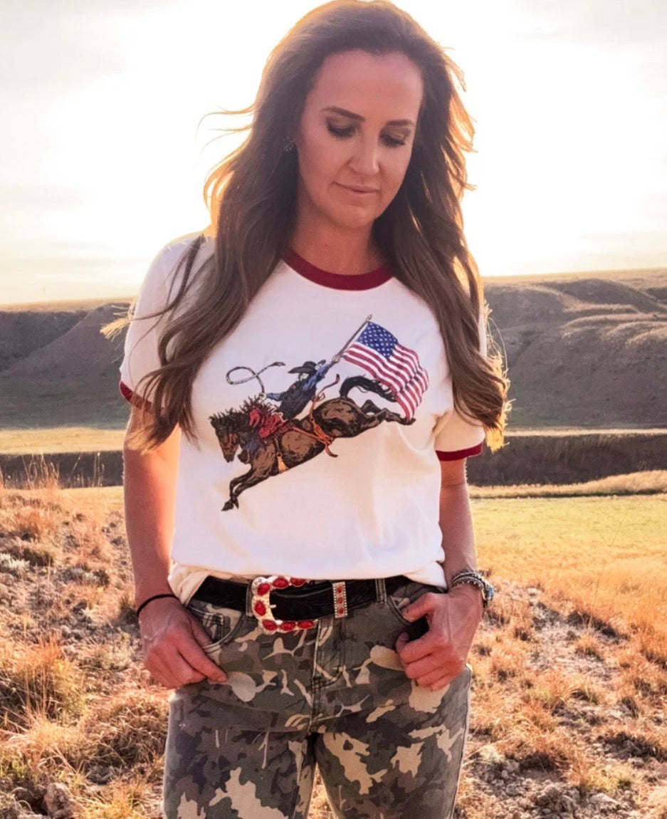 Dust & Glory Ringer Tee