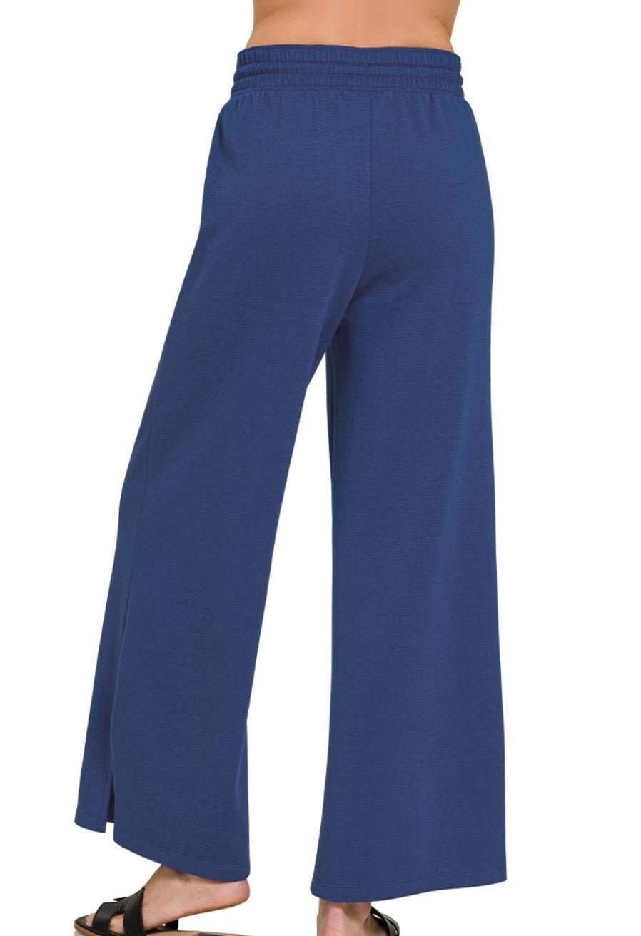 Navy Scuba Drawstring Pants