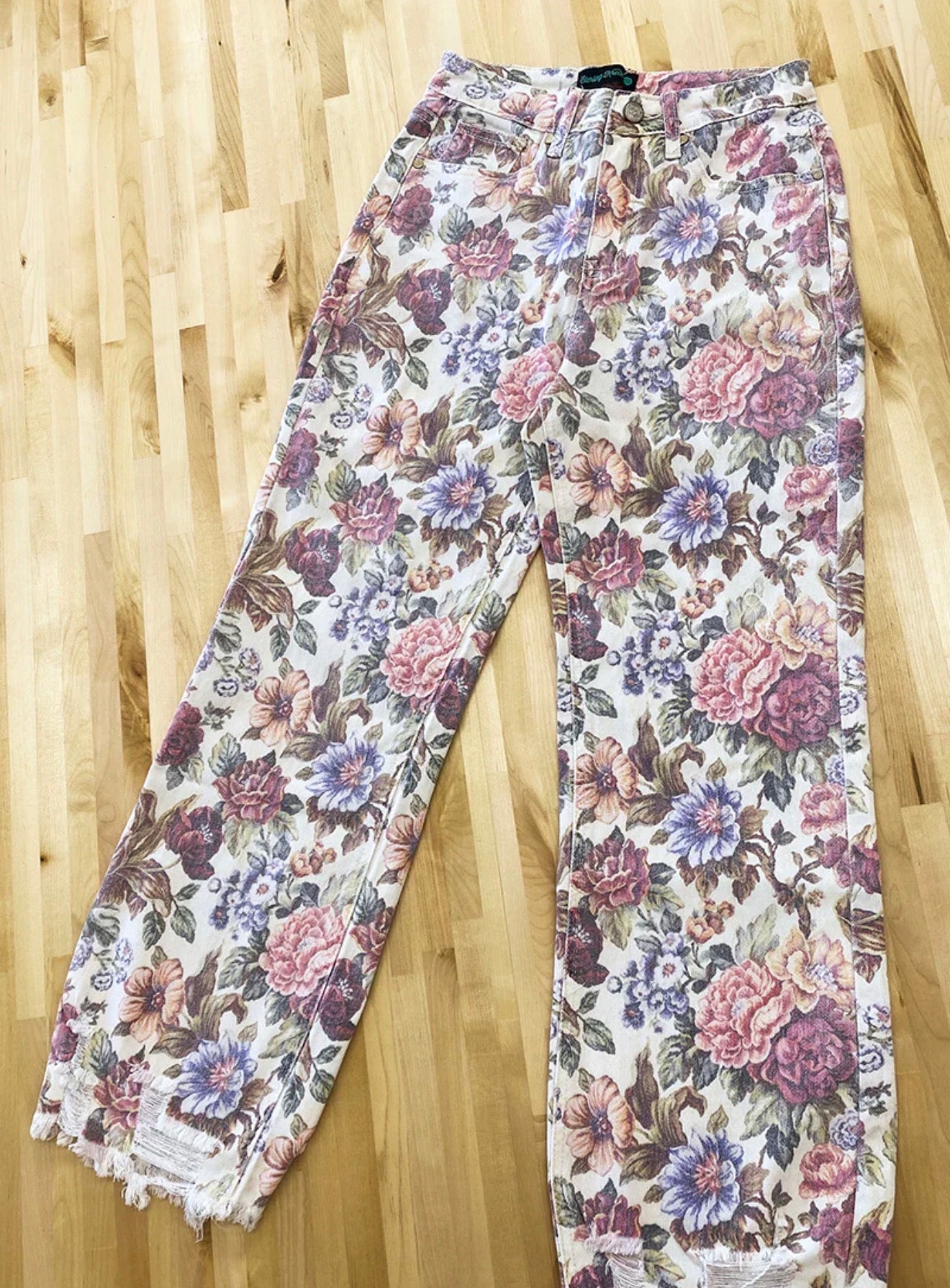 Vintage Floral Jeans