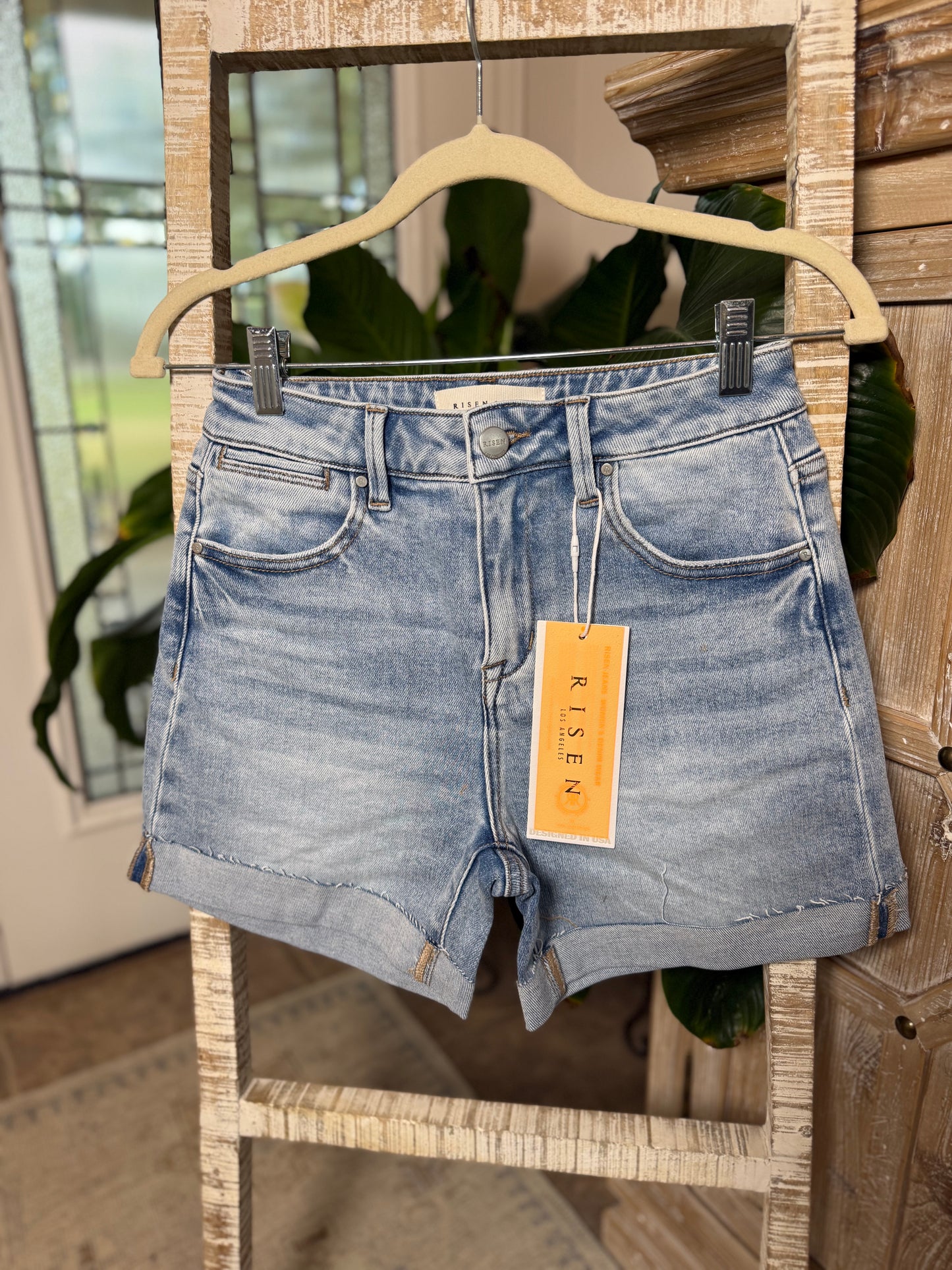 Risen High Rise Cuffed Short