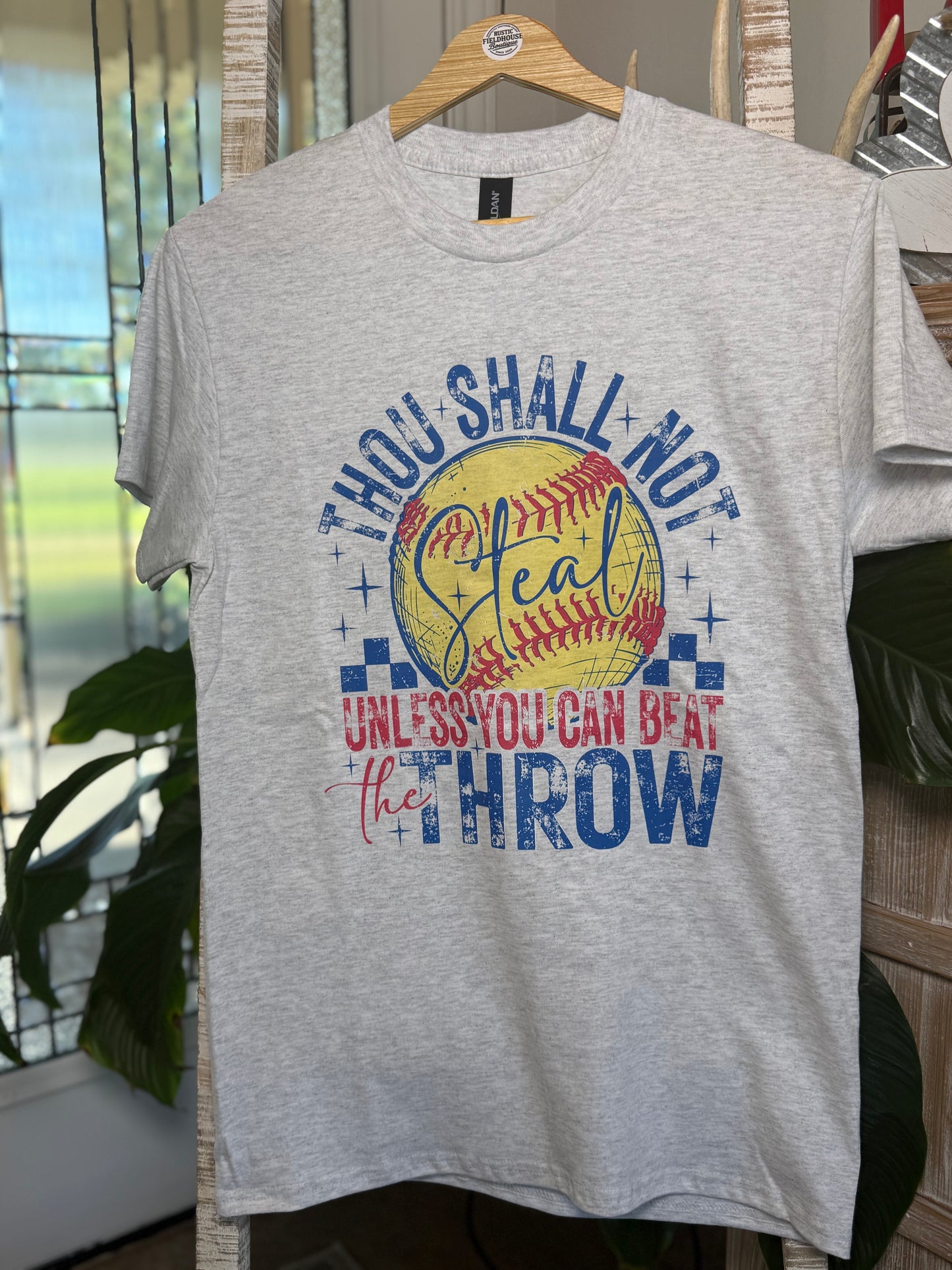 Thou Shall Not Softball Tee