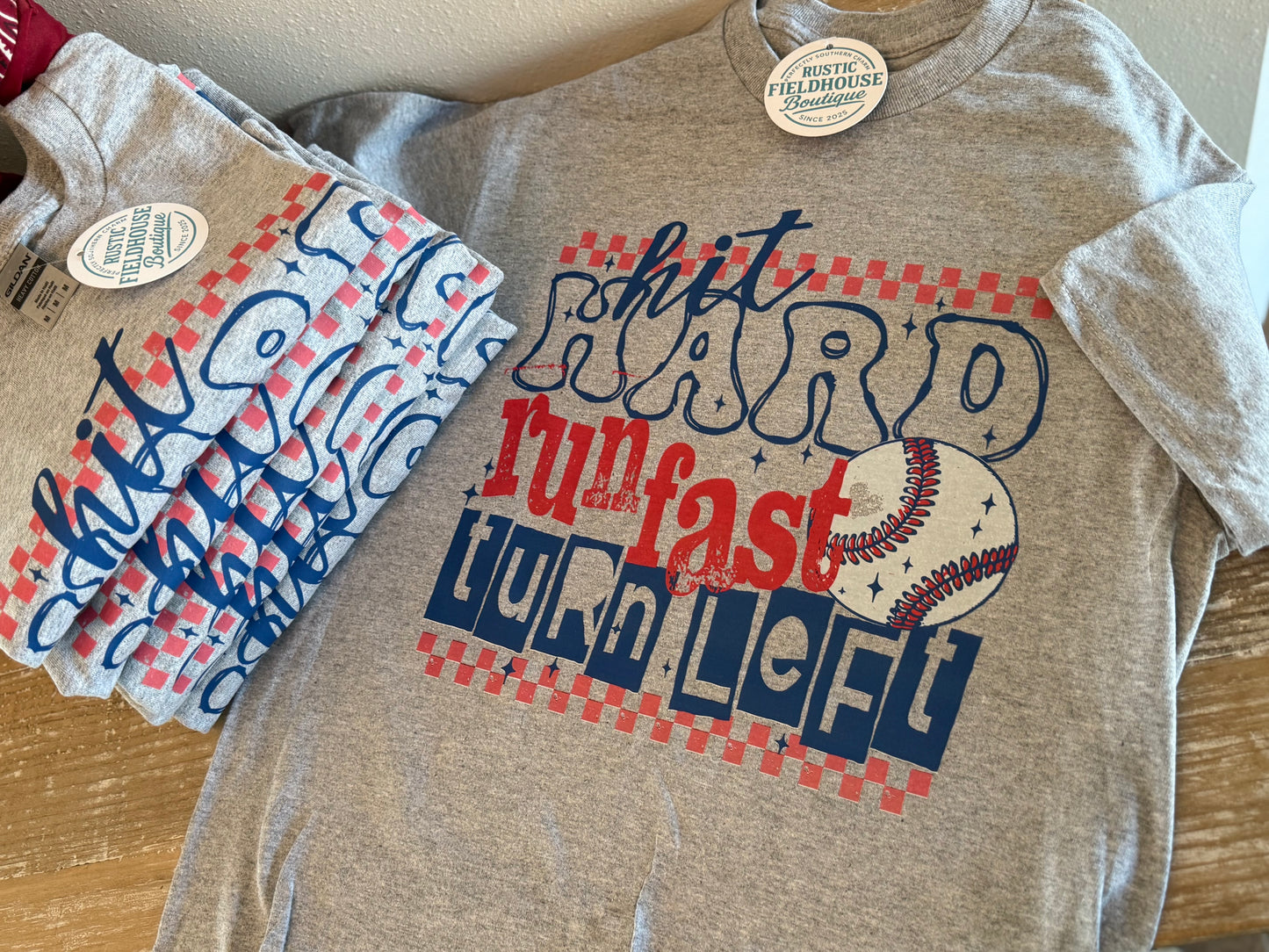 Hit Hard, Run Fast Tee