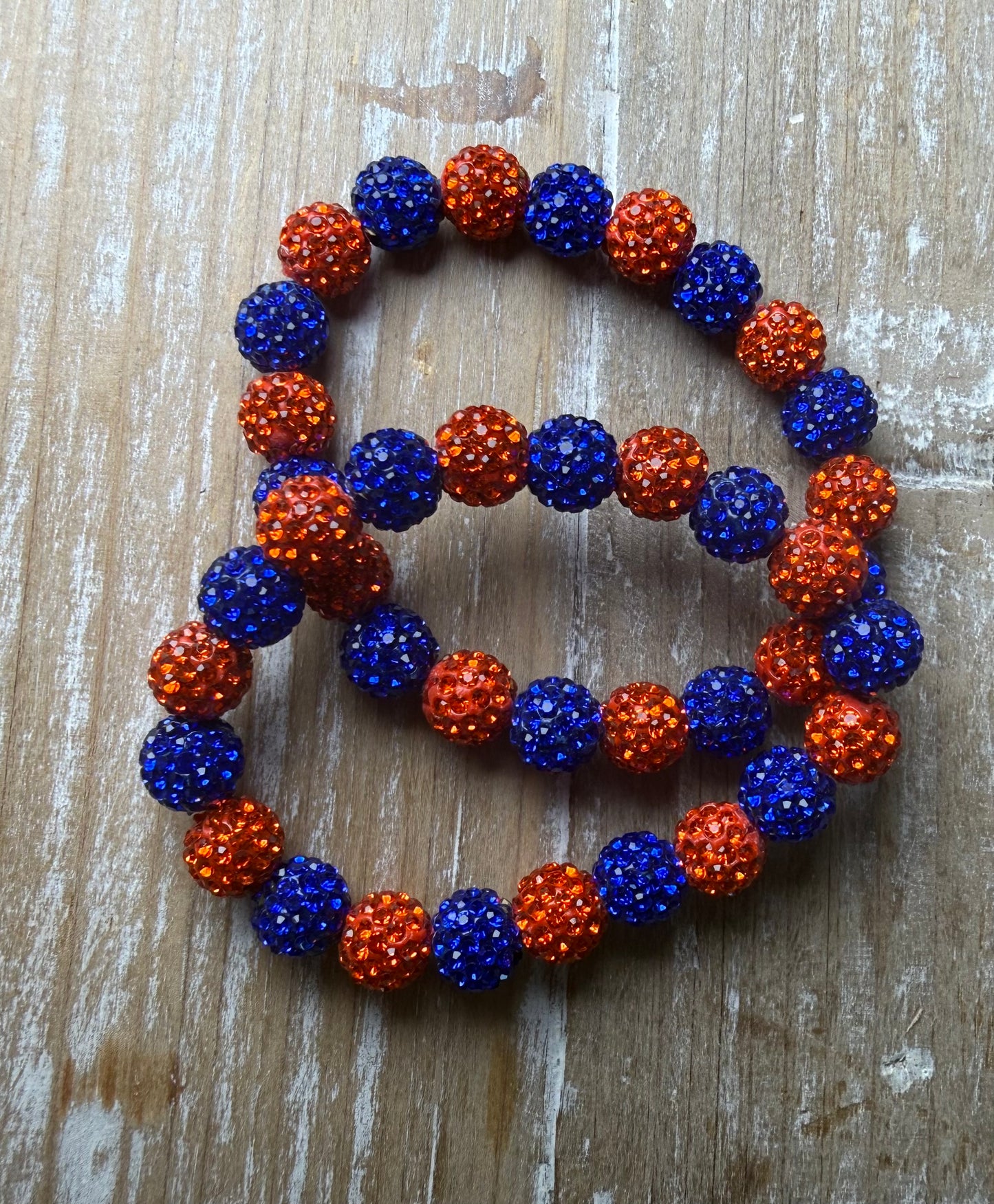 Astros Blue & Orange Bracelet