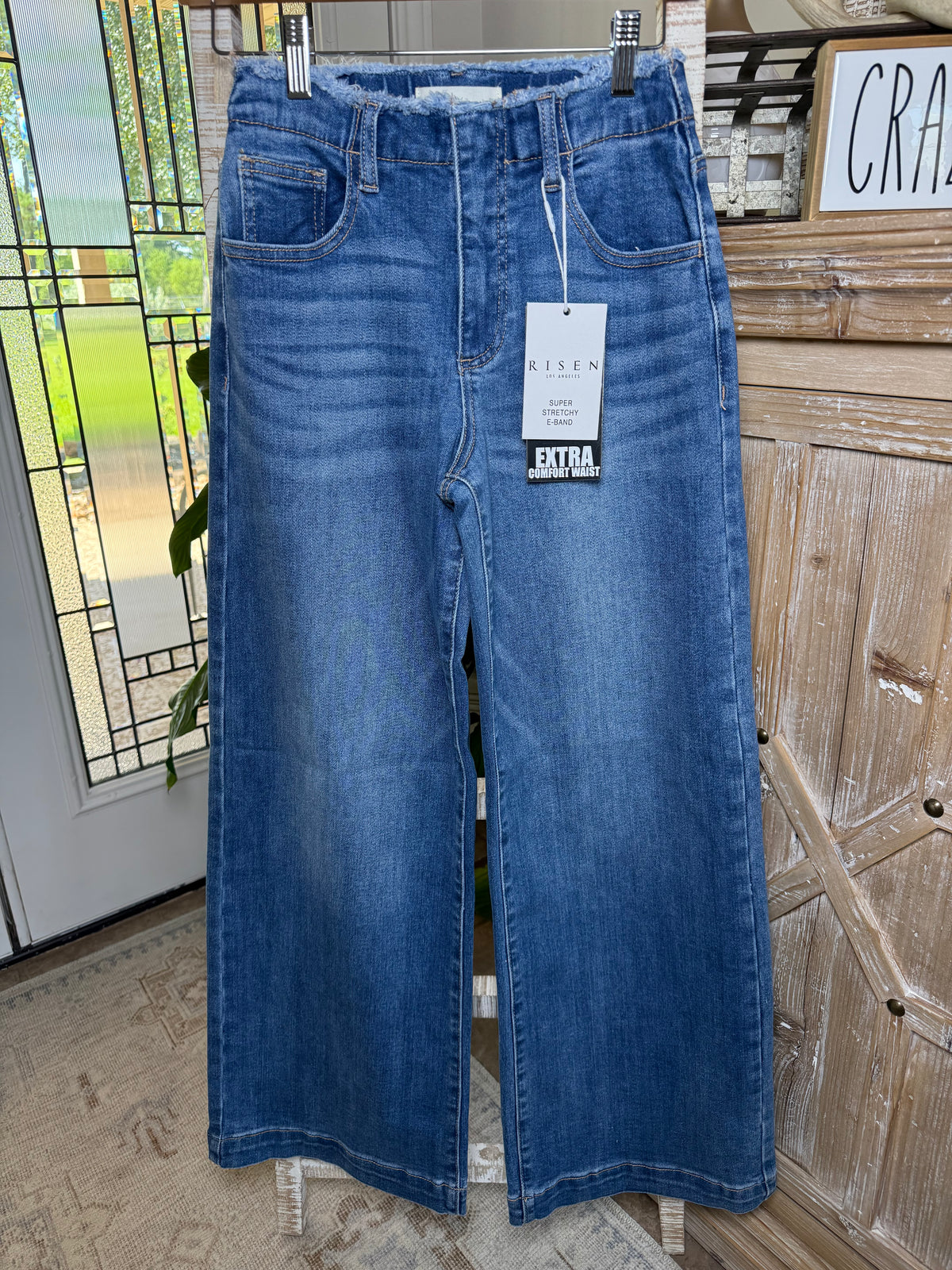 Risen Slouchy Fit Wide Jeans