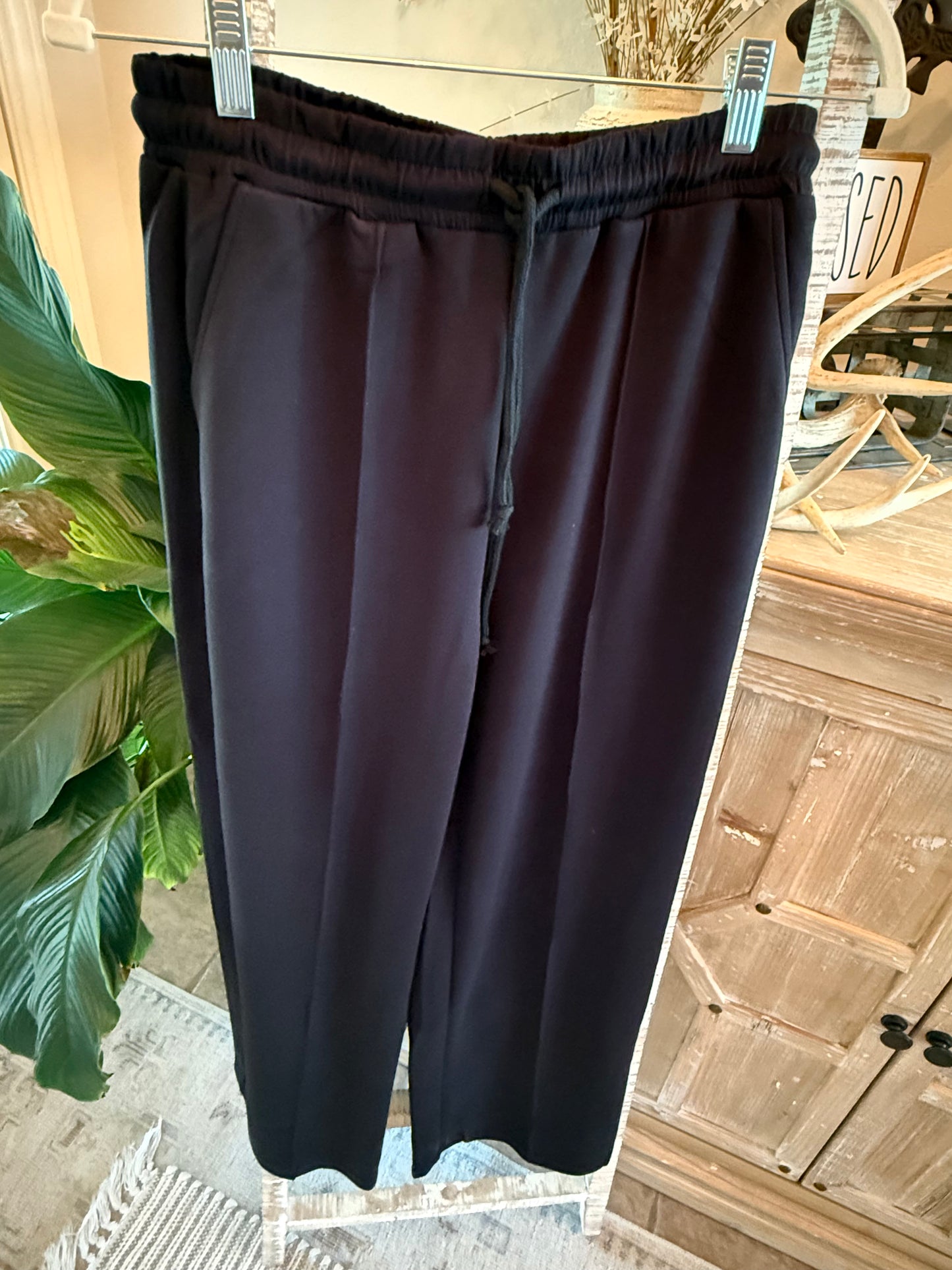 Black Scuba Pants