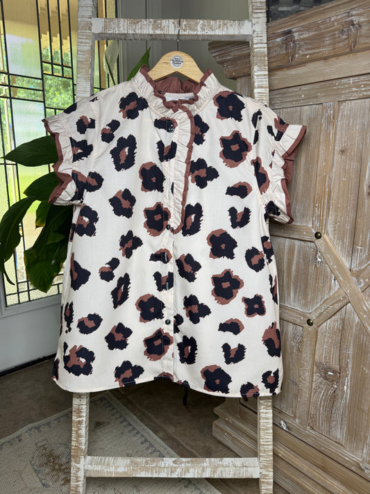 Wild Side Leopard Blouse