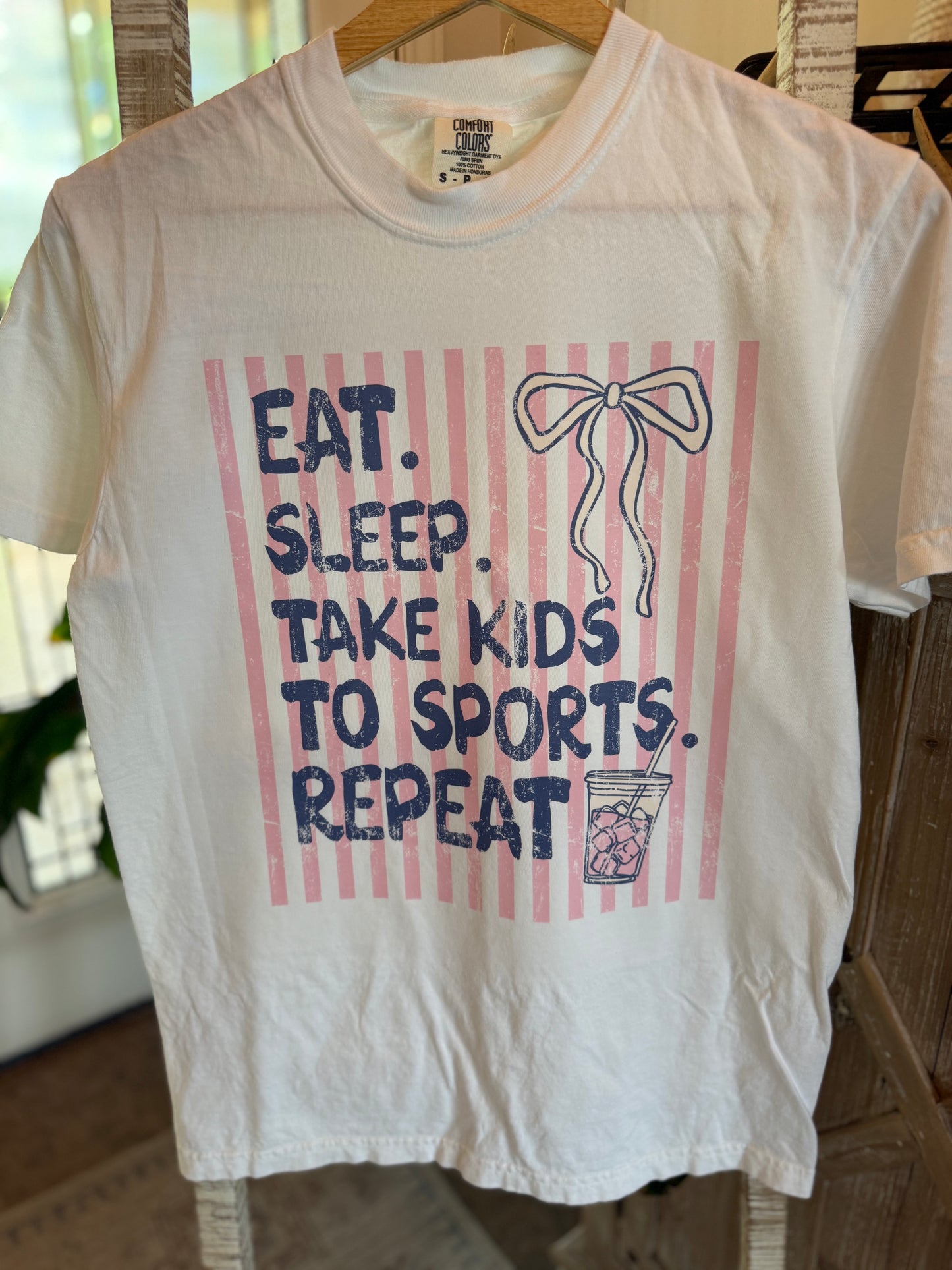 Eat. Sleep. Take kids to sports tee