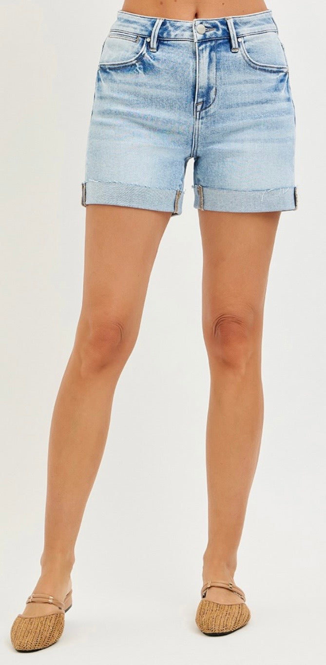 Risen High Rise Cuffed Short