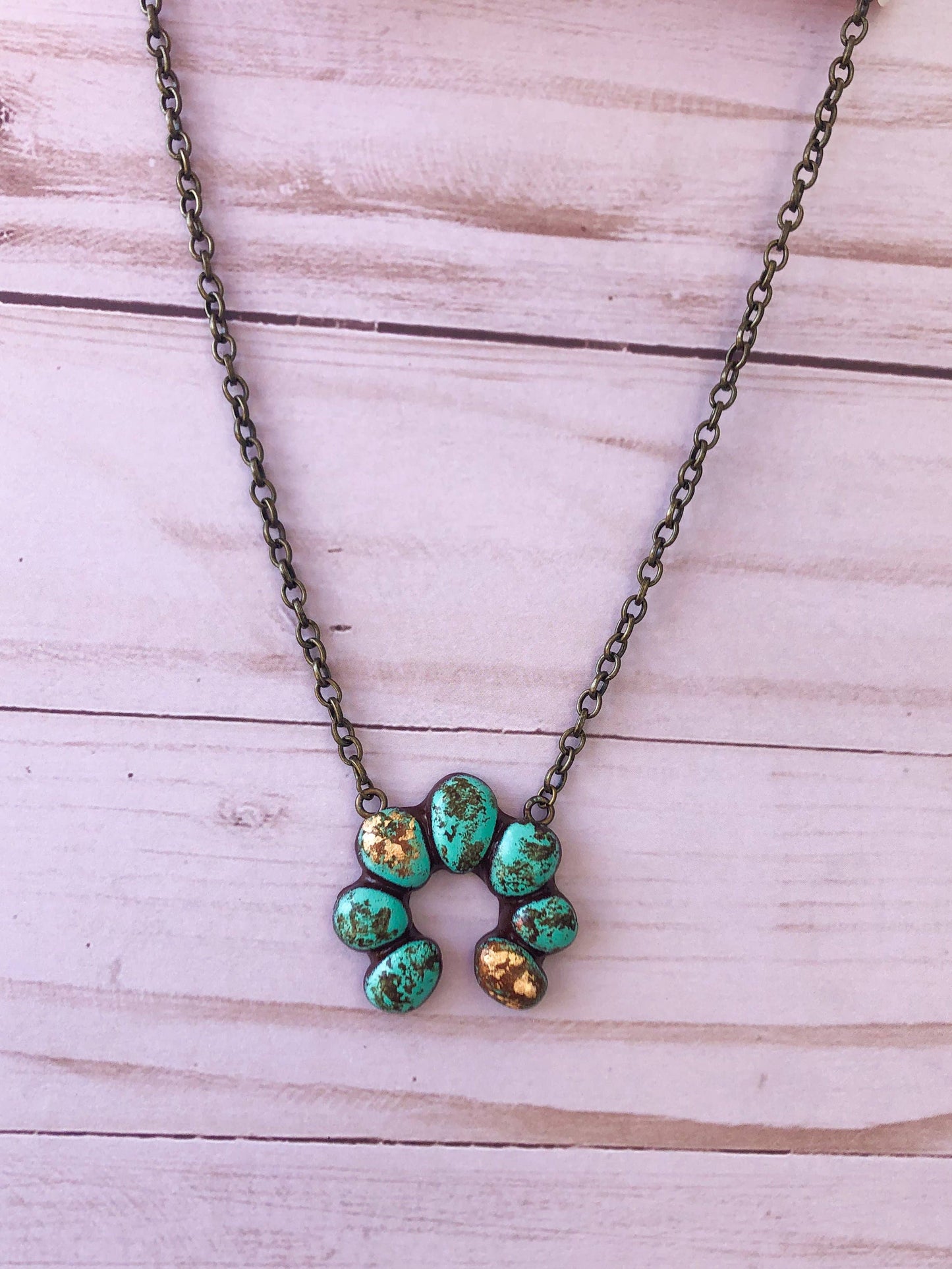 Torrington Short Necklace- Turquoise Stone