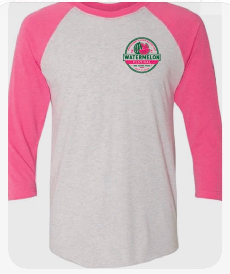 Watermelon Festival 3/4 Sleeve Tee Shirt - PREORDER