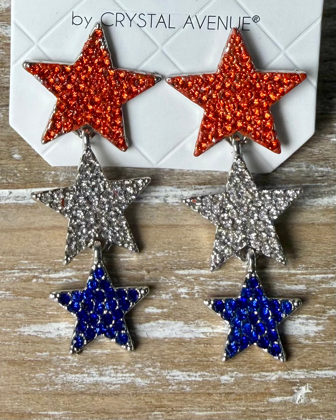 Astro’s Rhinestone Star Earrings
