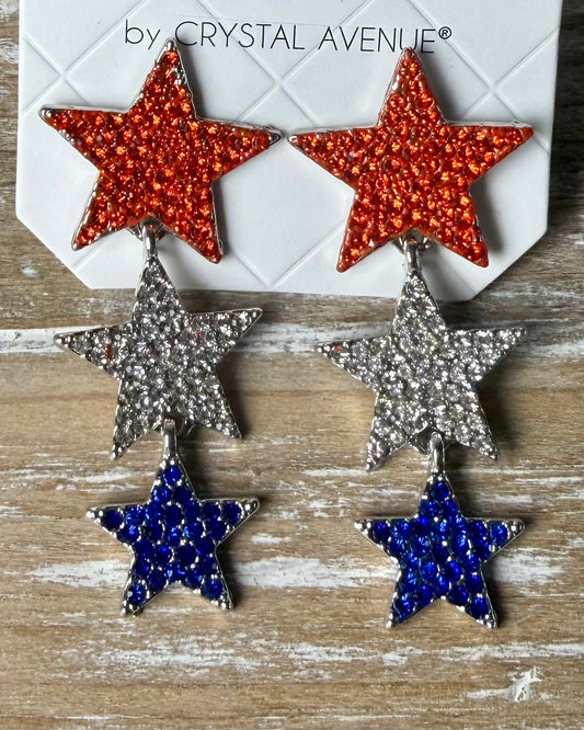 Astro’s Rhinestone Star Earrings
