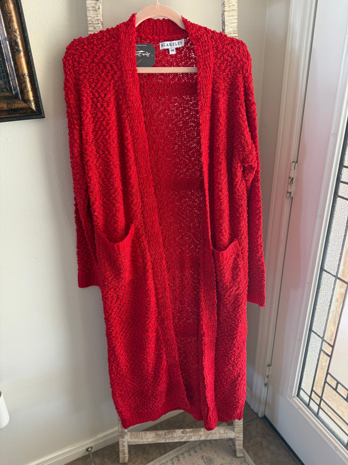 Poppy Knit Popcorn Cardigan