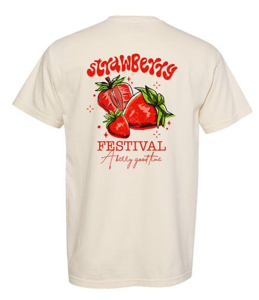 3/4 Strawberry Festival Short Sleeve Tee Shirt - PREORDER