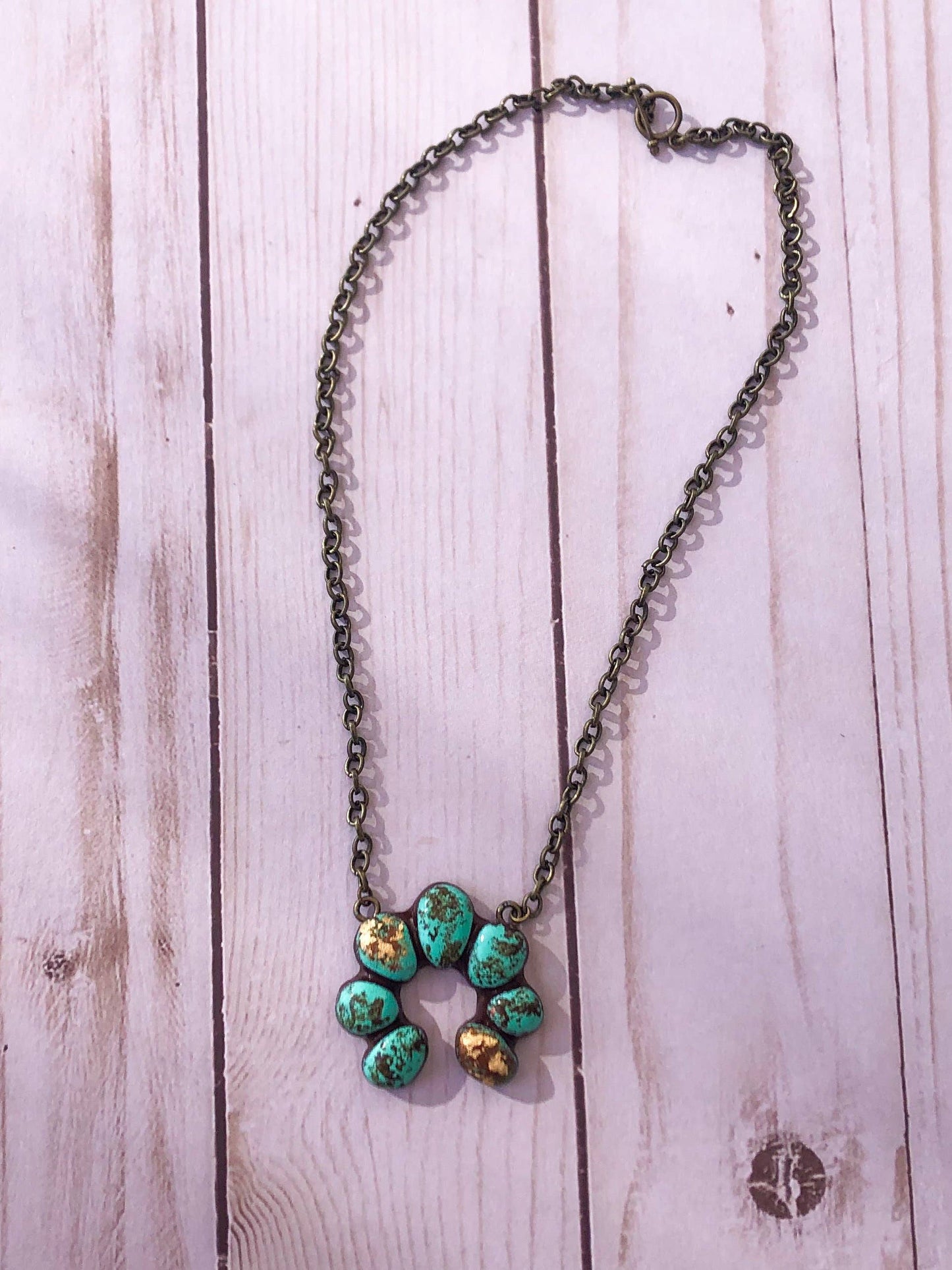 Torrington Short Necklace- Turquoise Stone