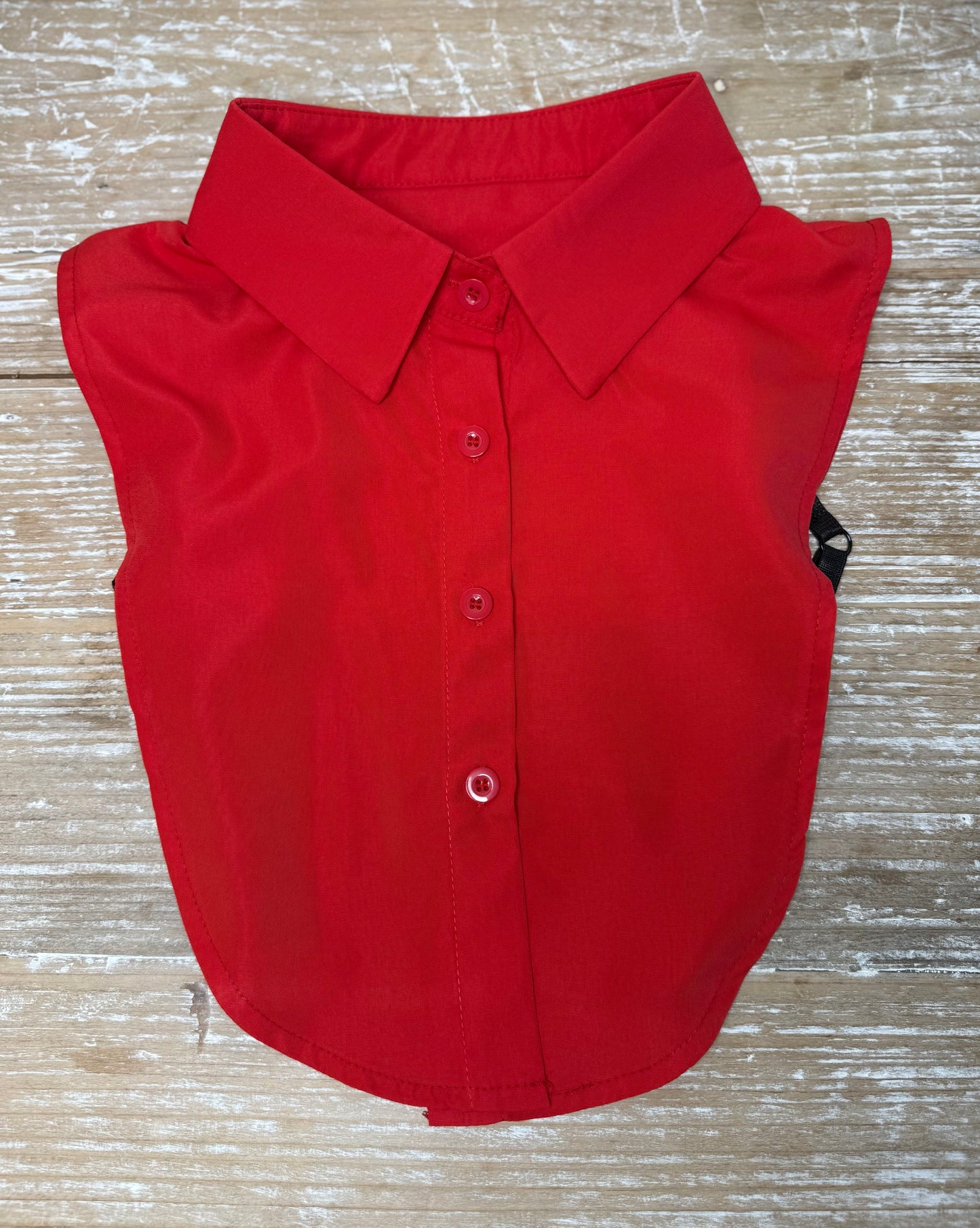 Red Corporate Faux Collar