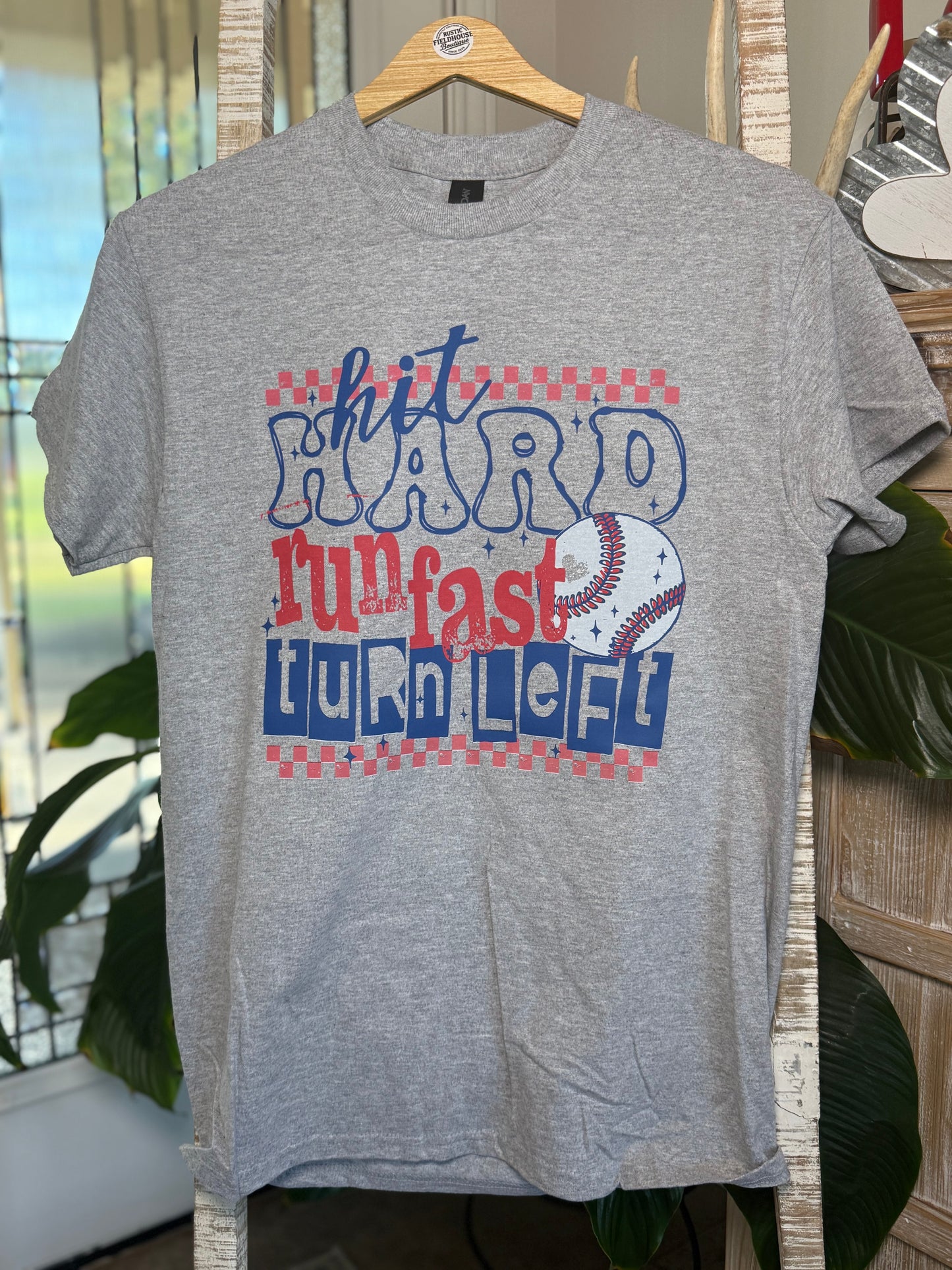 Hit Hard, Run Fast Tee