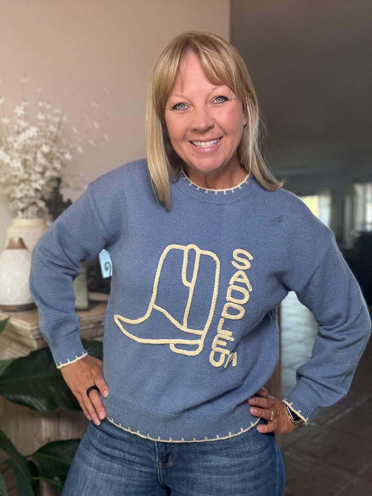 Saddle Up Knit Sweater