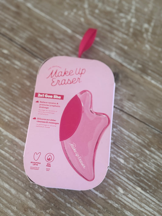 PUFF Eraser: 2n1 Gua Sha & Facial Scrubber