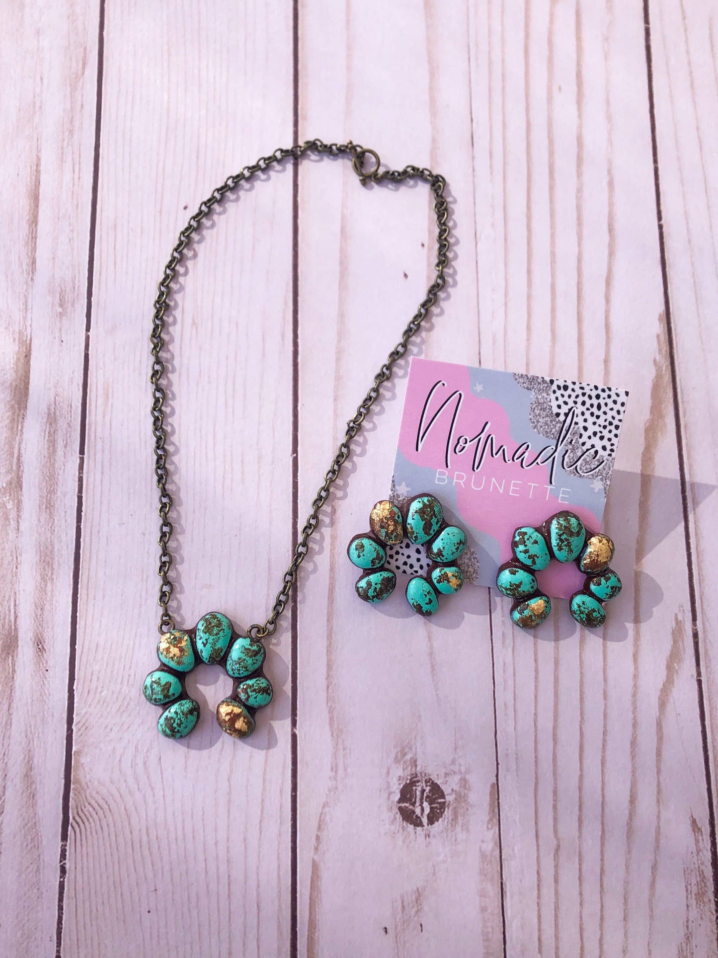 Torrington Short Necklace- Turquoise Stone