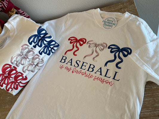 Baseball is my Favorite Season Tee