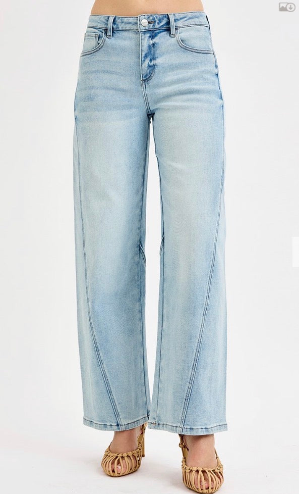 Risen Slouchy Barrel Jean
