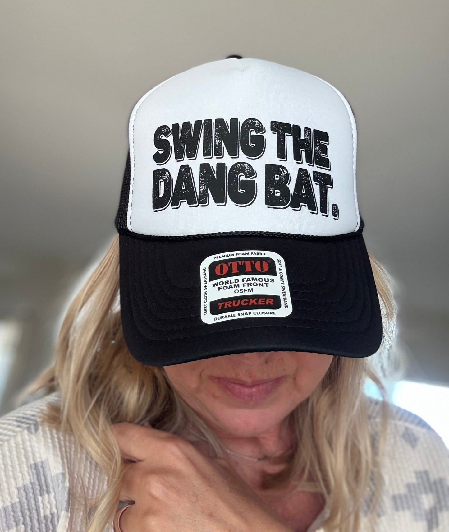 Swing The Dang Bat Trucker Hat