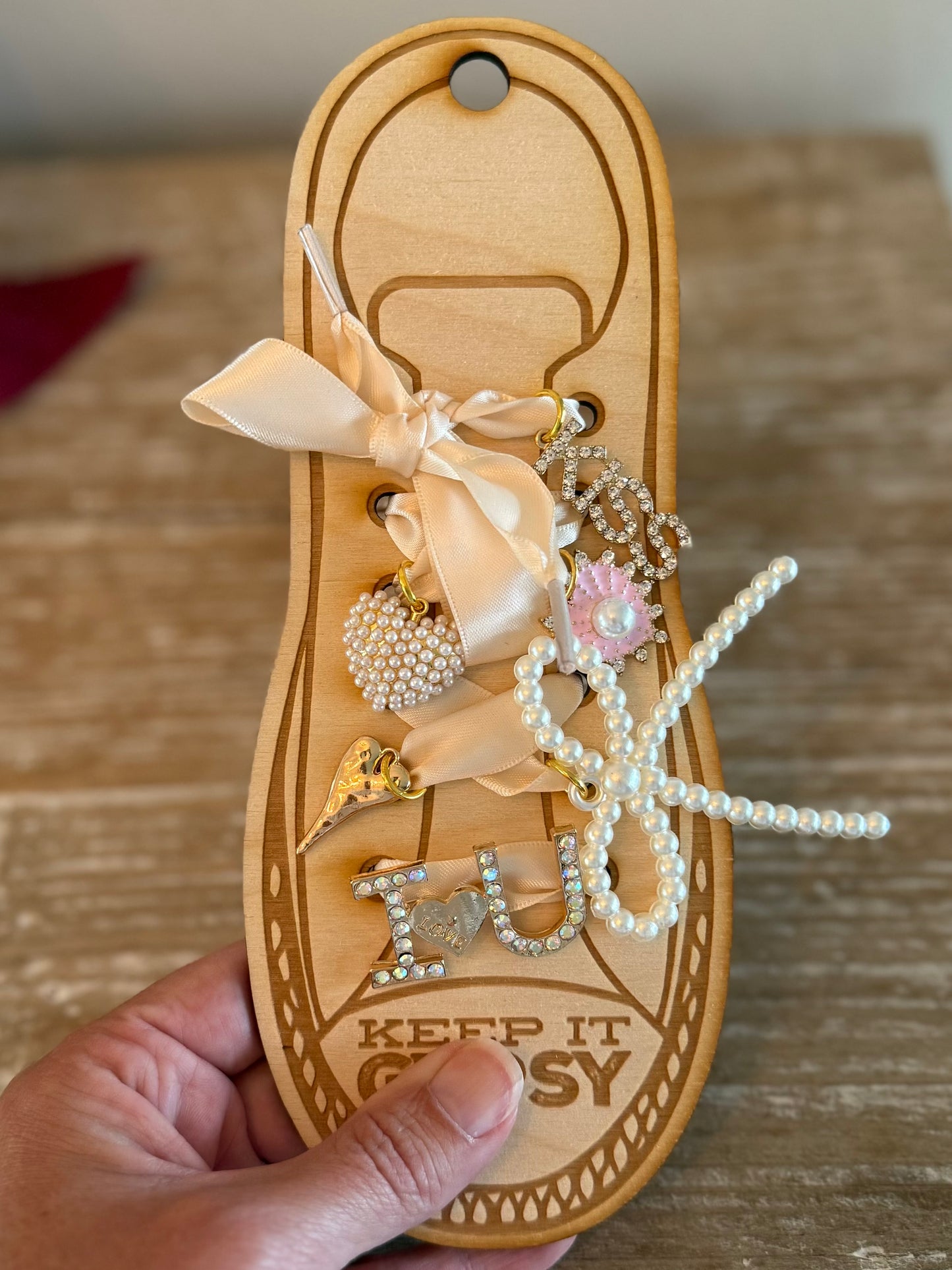 I Love You Shoe Charm