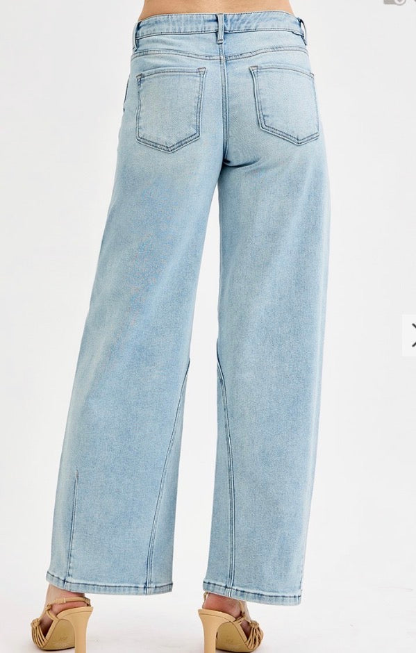 Risen Slouchy Barrel Jean