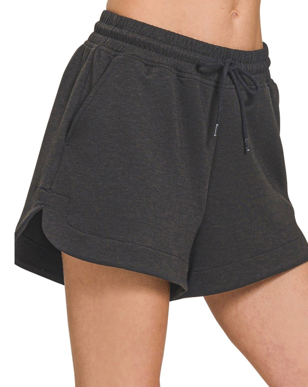 Black Scuba Shorts