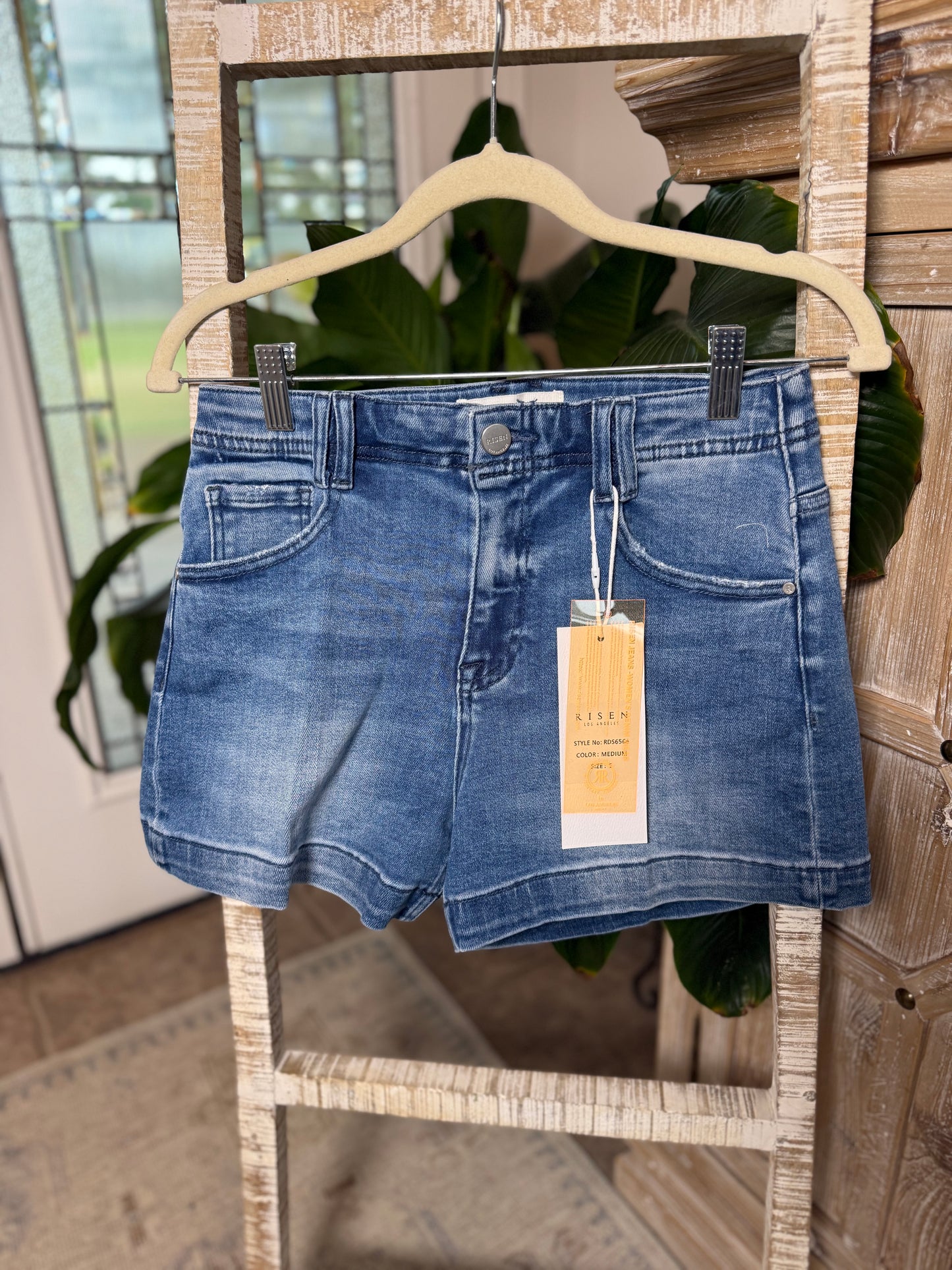 Risen Mid Rise Relaxed Shorts