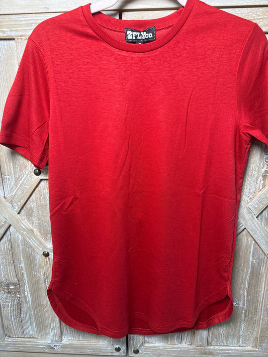Cloud Basic Tee Red