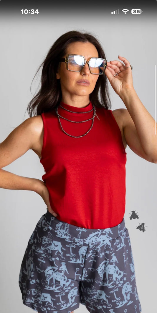 Red Essentials Tank