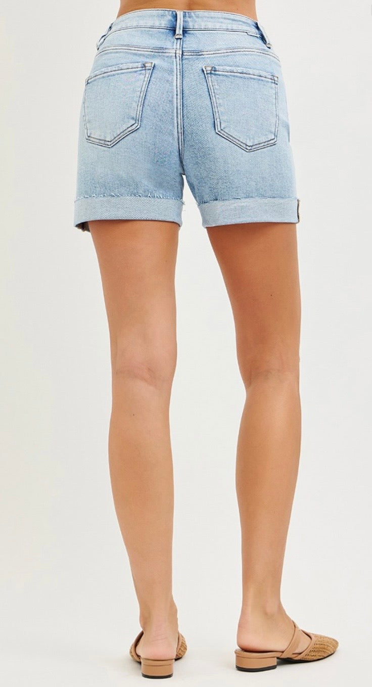 Risen High Rise Cuffed Short