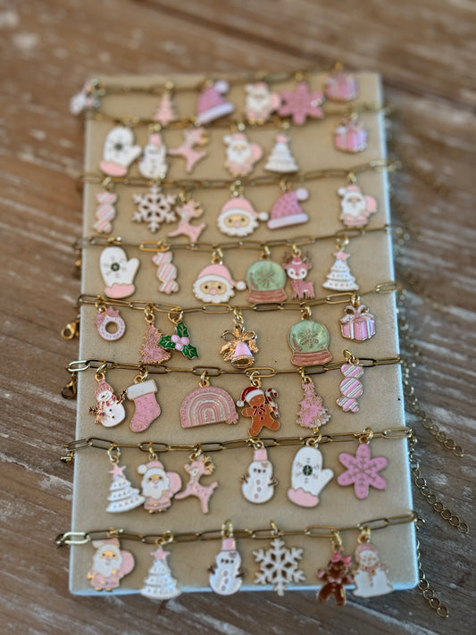 Christmas Charm Bracelets