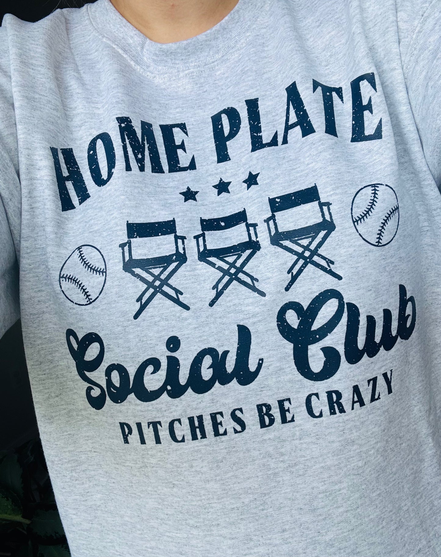 Oversized Home Plate Social Club Crew