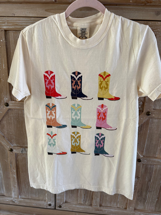 9 Western Boots Tee