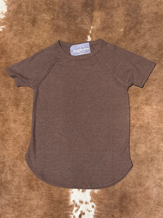 Baby Waffle Short Sleeve Top