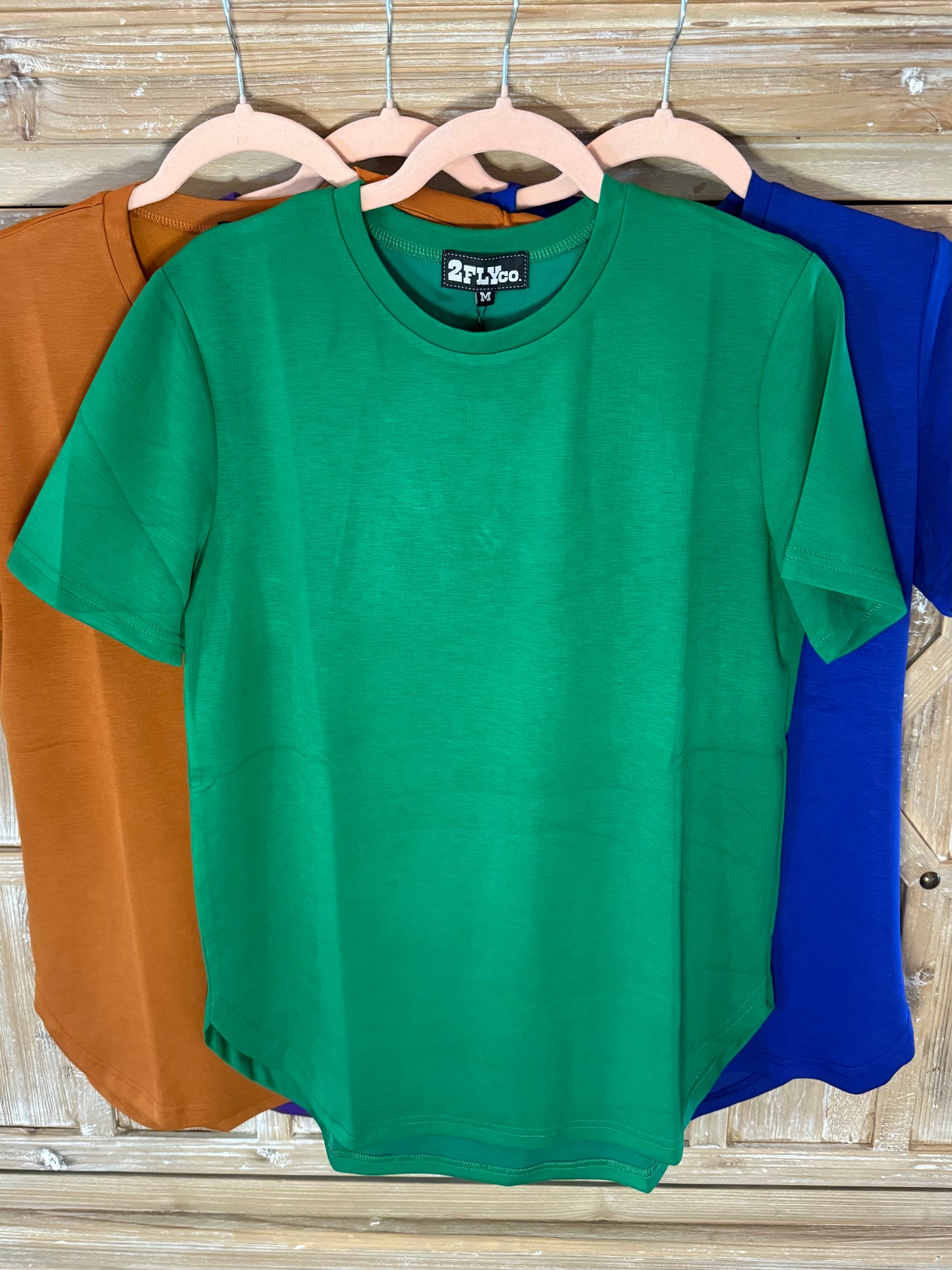 Cloud Basic Free Tee in Kelly Green