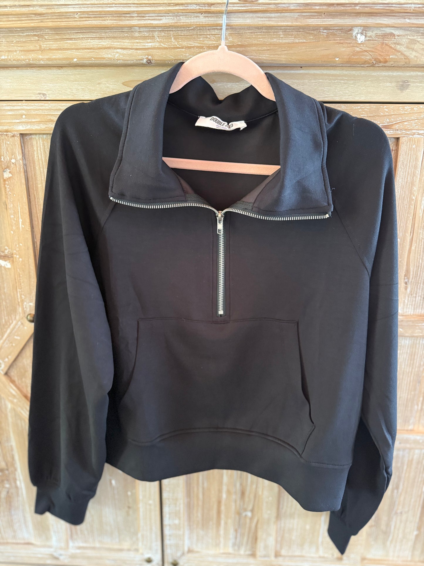 Black Scuba Pullover