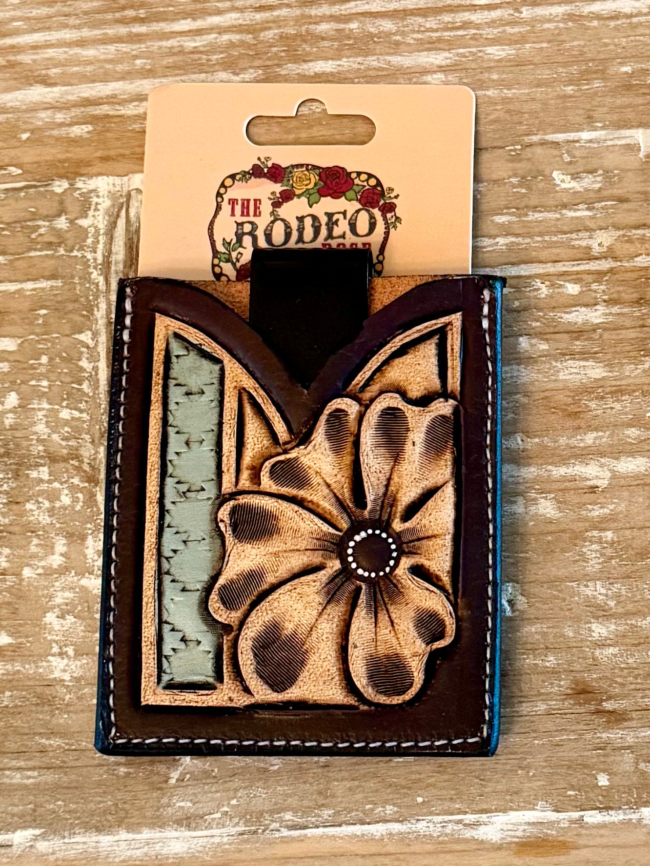 Leather Boot Wallet Black