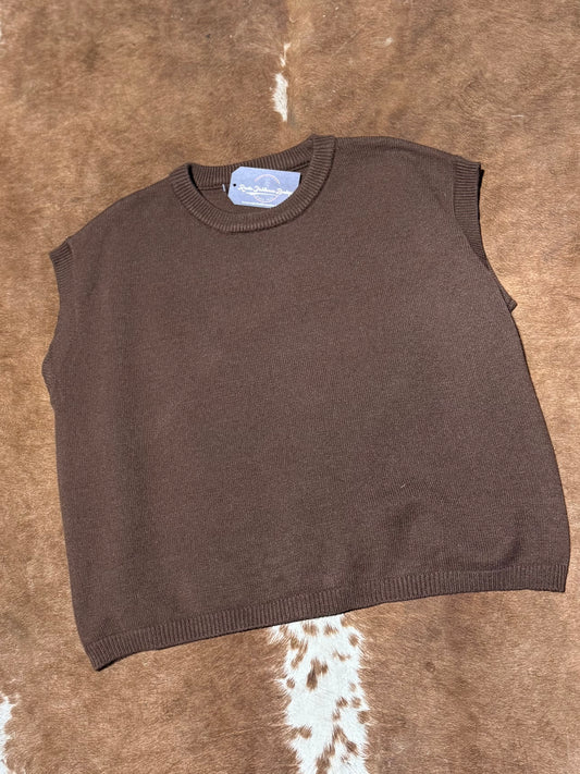 Brown Sweater Vest