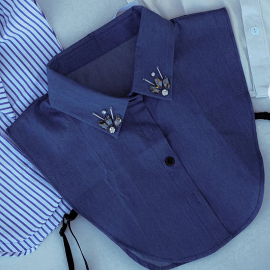 Corporate Collar Denim Jewels