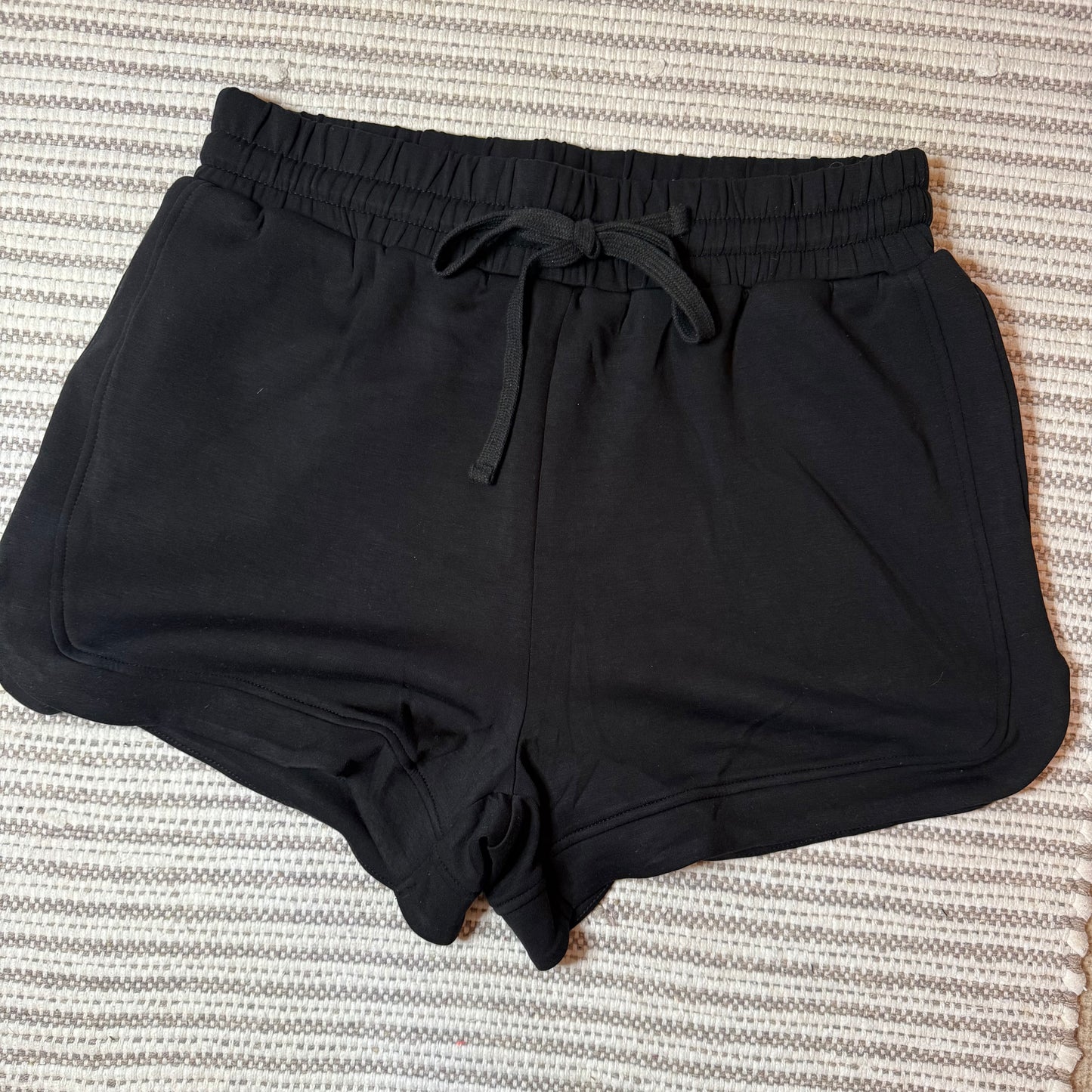 Black Scuba Shorts