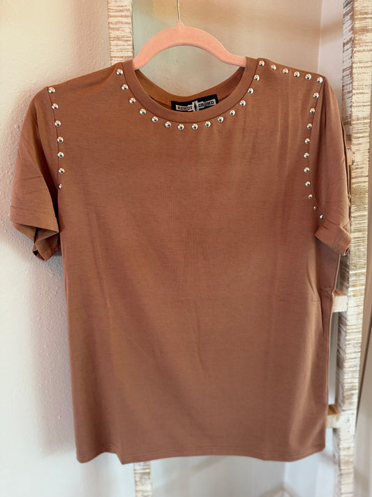 Mocha Stud Tee
