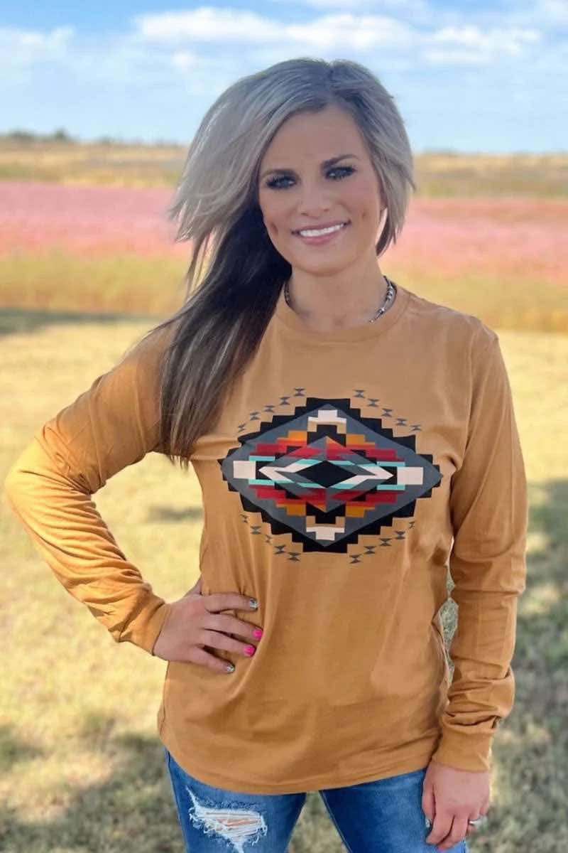 Fall Sunset Long Sleeve Tee