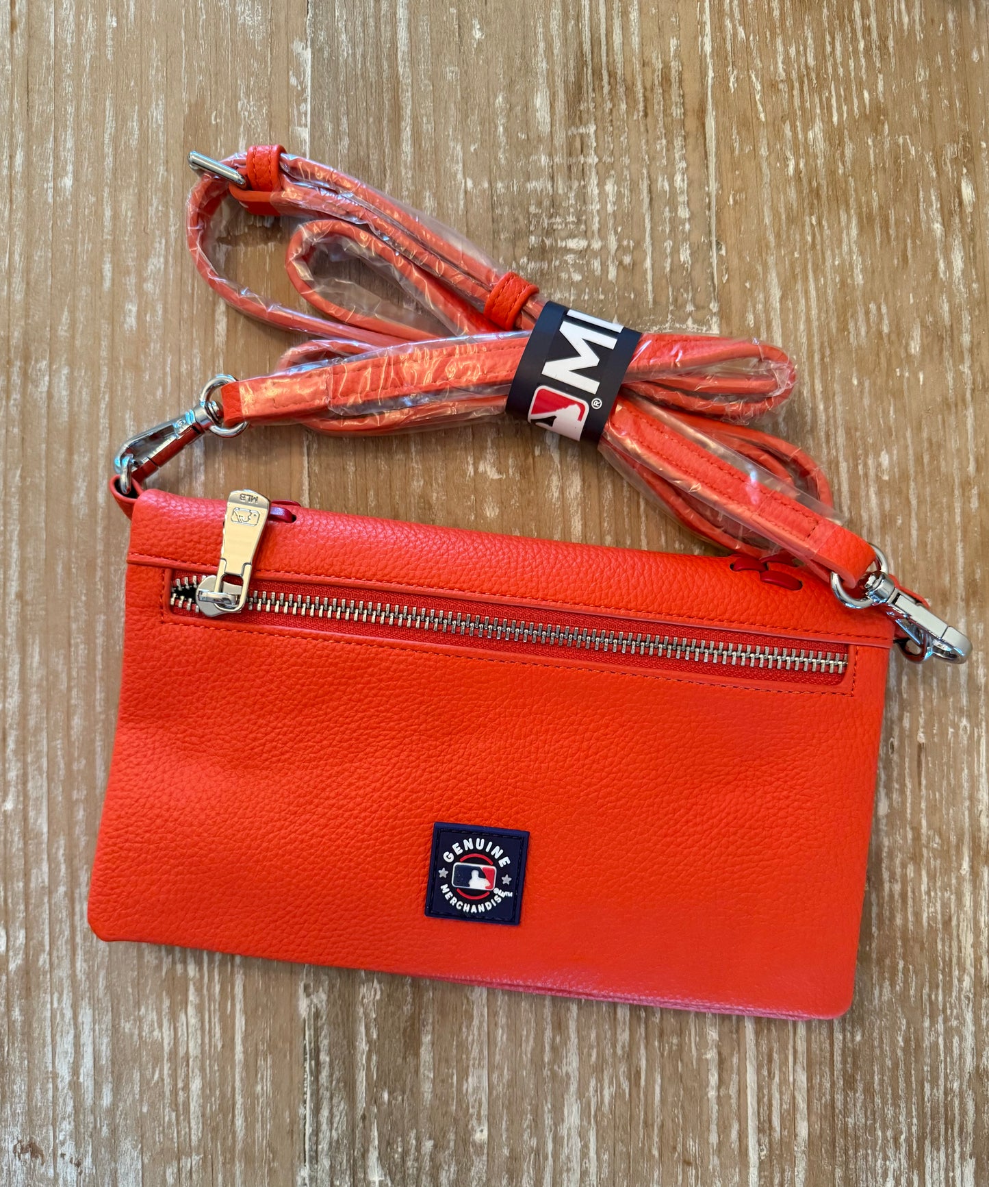 Montana West Houston Astros Mini Crossbody Purse in Orange