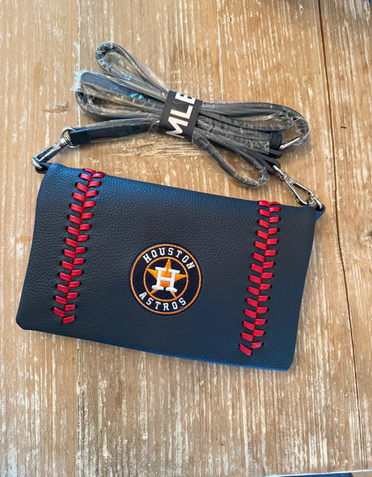 Houston Astros Mini Crossbody Purse in Navy