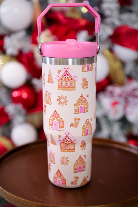 Gingerbread Wonderland Travel Tumbler Pre Order